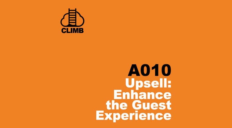 a010 - Upsell:  Enhance the Experience