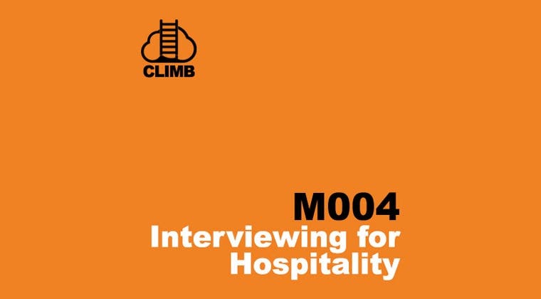 m004 - Interviewing for Hospitality