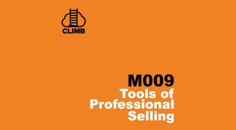 m009 - Tools of Professional Selling